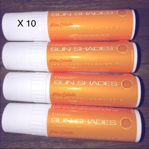 10 x Melaleuca PINA COLADA Lip Balm SPF 15 Holiday Stocking Stuffers